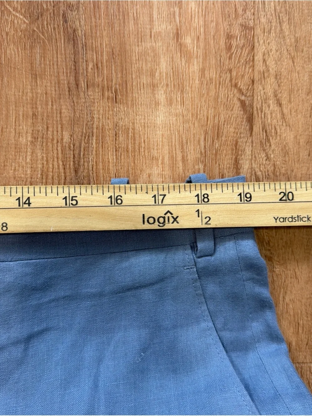 Lauren Ralph Lauren 100% Linen Pants Trousers Men's 38x30 Blue Classic Slack